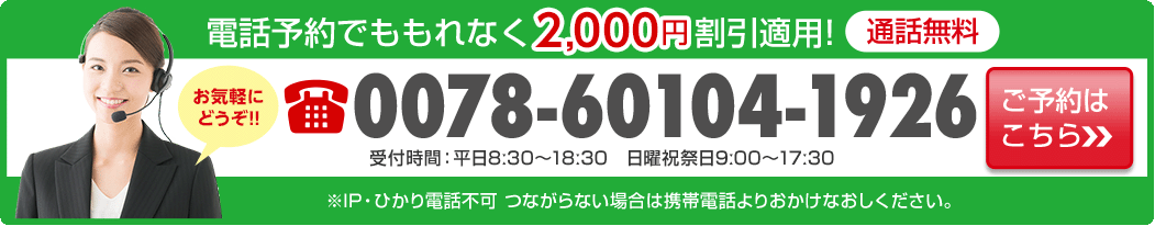 電話で予約する